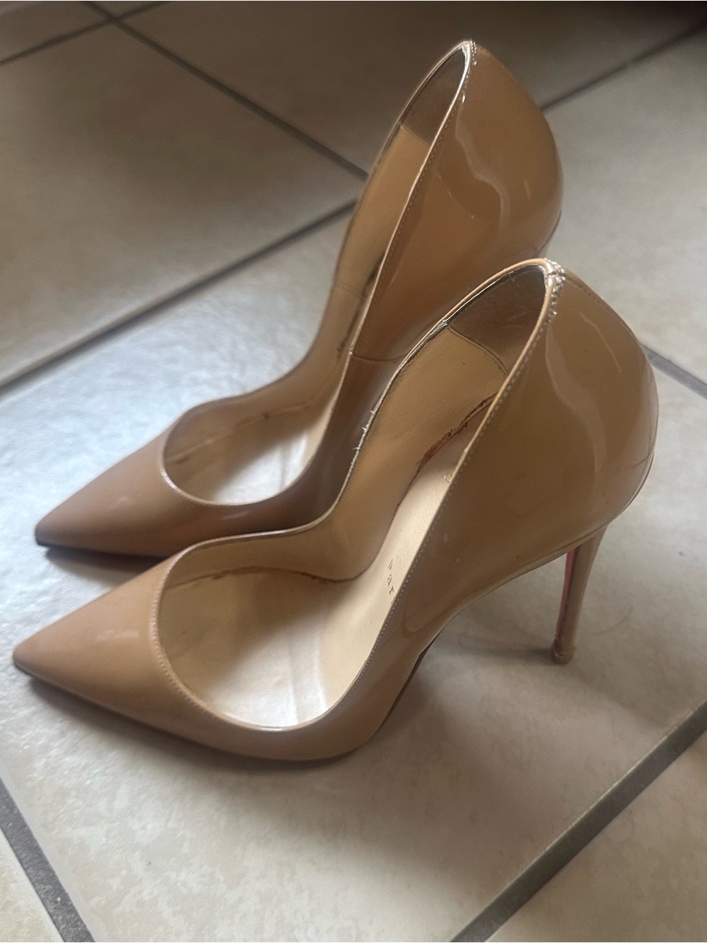 Classic Patent Leather - Christian Louboutin (So Kate) , Size 38EU